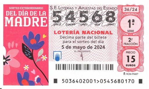 comprar decimo dia de  la madre 2024